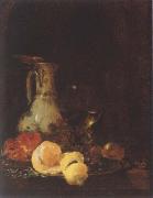 Willem Kalf Style life with Porzellankanme oil